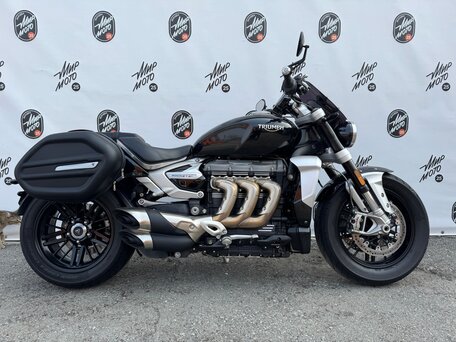 2021 Triumph Rocket 3, чёрный, 1850000 рублей, вид 1