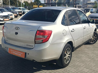 2012 Lada (ВАЗ) Granta I, серебристый, 315000 рублей, вид 4