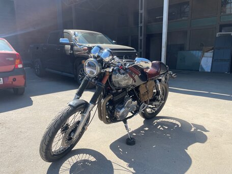 1985 Honda GB 400, чёрный, 360000 рублей, вид 5
