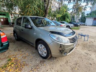 2012 Renault Sandero I, бежевый, 500000 рублей, вид 1