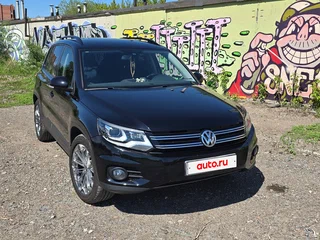 2012 Volkswagen Tiguan I Рестайлинг, чёрный, 1340000 рублей, вид 1