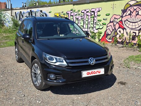 2012 Volkswagen Tiguan I Рестайлинг, чёрный, 1340000 рублей, вид 1