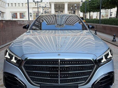 2026 Mercedes-Benz S-Класс 450 d Long 4MATIC VII (W223) Рестайлинг, голубой, 28100000 рублей, вид 2