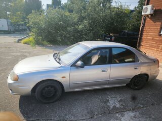 2003 Kia Shuma II, серебристый, 120000 рублей, вид 4