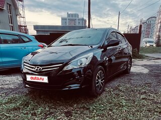 2016 Hyundai Solaris I Рестайлинг, чёрный, 1090000 рублей, вид 1