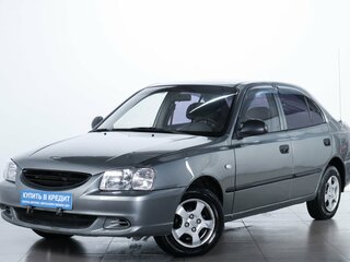 2004 Hyundai Accent ТагАЗ II, серый, 359000 рублей, вид 3