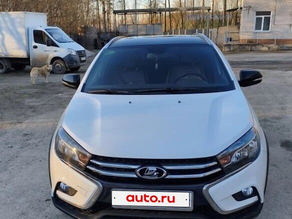 2021 Lada (ВАЗ) Vesta SW Cross I, белый, 1500000 рублей - вид 2