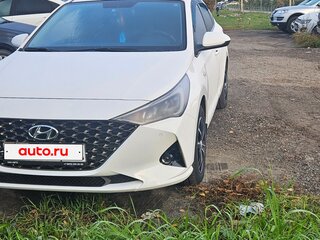 2021 Hyundai Solaris II Рестайлинг, белый, 1520000 рублей, вид 3