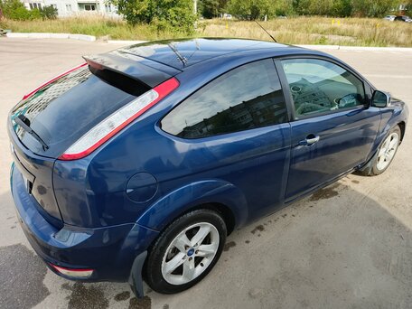 2010 Ford Focus II Рестайлинг, синий, 465000 рублей, вид 5