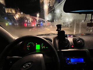 2013 Lada (ВАЗ) Granta I, чёрный, 315000 рублей, вид 3