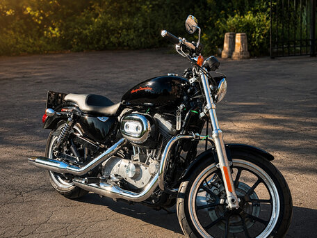 2012 Harley-Davidson Sportster 883, чёрный, 580000 рублей, вид 5