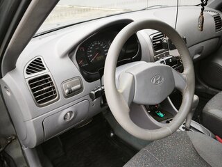 2007 Hyundai Accent ТагАЗ II, серый, 380000 рублей, вид 4