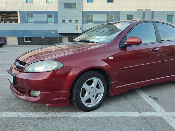 2007 Chevrolet Lacetti I, красный, 220000 рублей - вид 5
