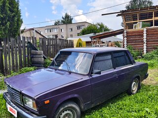 2003 Lada (ВАЗ) 2107, фиолетовый, 200000 рублей, вид 1