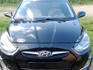 2012 Hyundai Solaris I, чёрный, 850000 рублей, вид 3