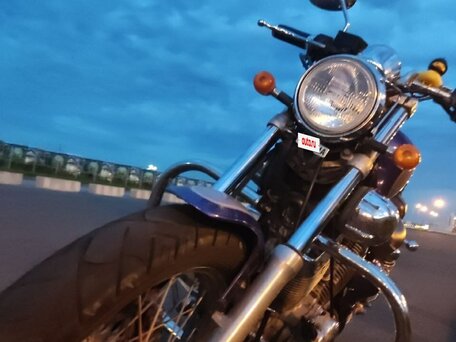 1994 Yamaha XV400 Virago, синий, 220000 рублей, вид 1