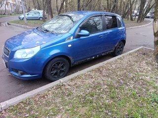 2008 Chevrolet Aveo I Рестайлинг, синий, 230000 рублей, вид 4