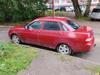 2009 Lada (ВАЗ) Priora I, красный, 350000 рублей, вид 3