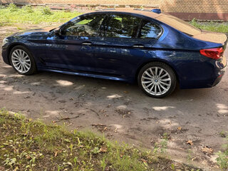 2018 BMW 5 серии 530d xDrive VII (G30/G31/G38), синий, 4700000 рублей, вид 3