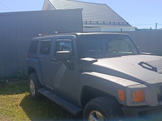 2008 Hummer H3, серый, 1450000 рублей, вид 4