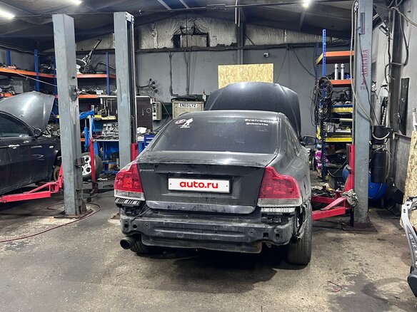 2007 Volvo S60 I Рестайлинг, чёрный, 600000 рублей - вид 4