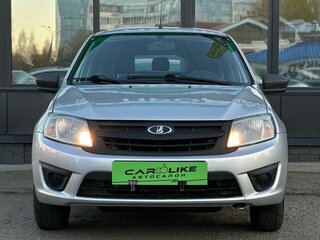 2015 Lada (ВАЗ) Granta I, серебристый, 499000 рублей, вид 4