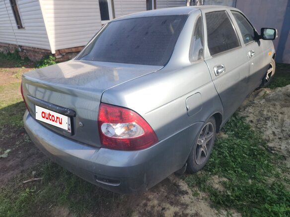2008 Lada (ВАЗ) Priora I, серый, 180000 рублей - вид 5