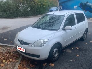 2007 Mazda Demio II (DY), белый, 330000 рублей, вид 1