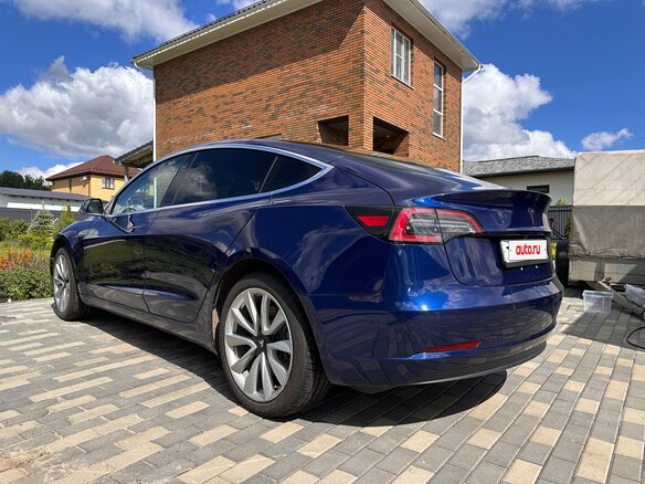 2018 Tesla Model 3 Long Range I, синий, 2890000 рублей - вид 4