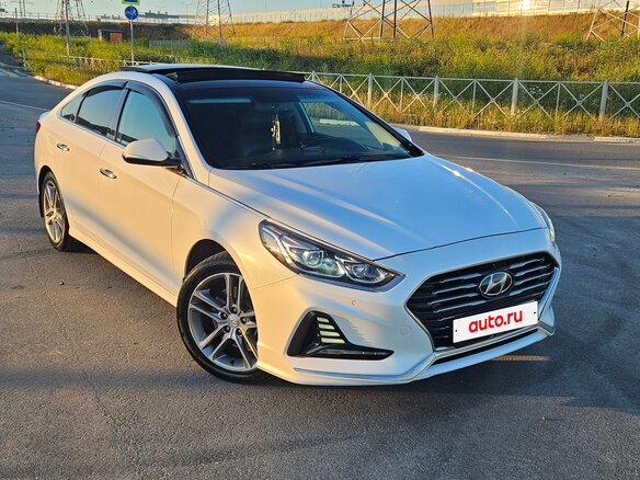 2017 Hyundai Sonata VII (LF), белый, 1820000 рублей - вид 7