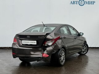 2015 Hyundai Solaris I Рестайлинг, коричневый, 515000 рублей, вид 5