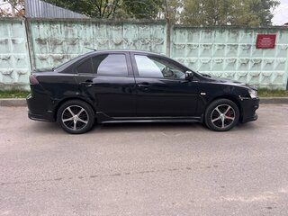 2008 Mitsubishi Lancer X, чёрный, 490000 рублей, вид 3