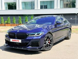 2021 BMW 5 серии 530d xDrive VII (G30/G31/G38) Рестайлинг, синий, 7100000 рублей, вид 1