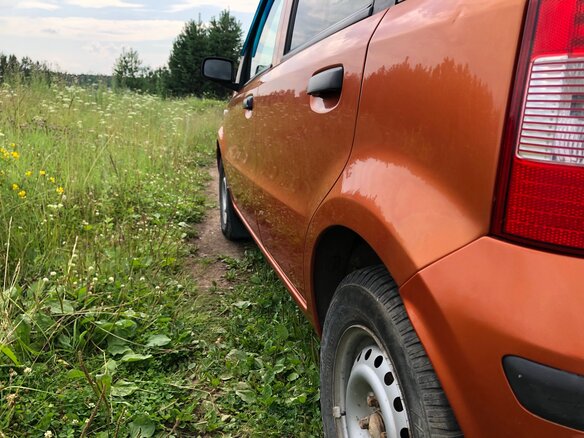 2007 Fiat Panda II, оранжевый - вид 12