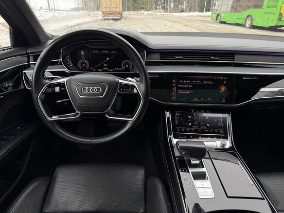 2018 Audi A8 Long 55 TFSI IV (D5), чёрный, 4150000 рублей - вид 18