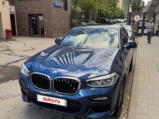 2018 BMW X4 20d II (G02), синий, 4300000 рублей, вид 4