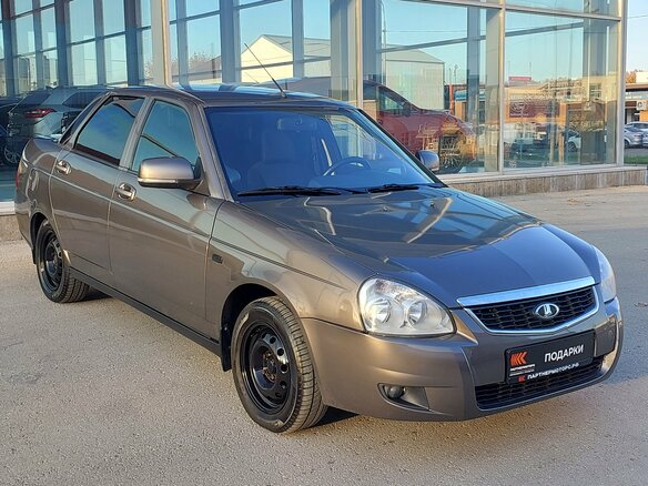 2016 Lada (ВАЗ) Priora I Рестайлинг, коричневый, 439000 рублей - вид 3