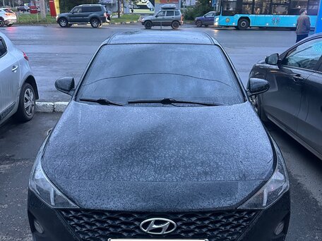 2020 Hyundai Solaris II Рестайлинг, чёрный, 1520000 рублей, вид 5