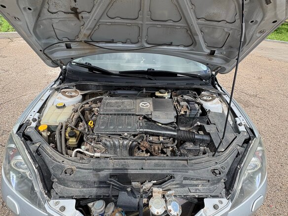 2005 Mazda 3 I (BK), серебристый, 400000 рублей - вид 12