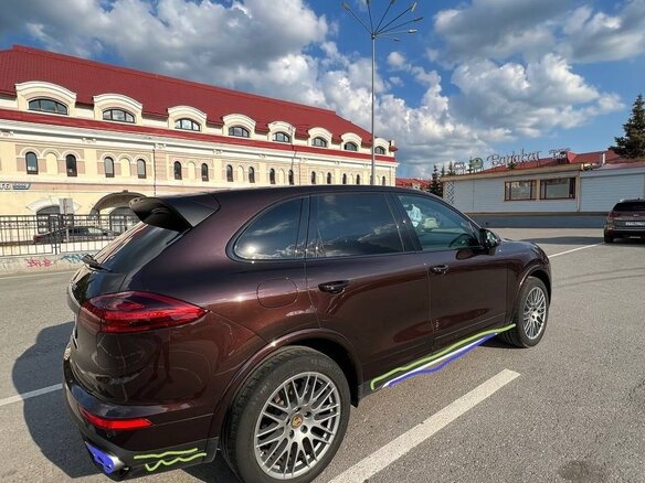 2017 Porsche Cayenne Diesel II Рестайлинг (958), белый, 6500000 рублей - вид 9
