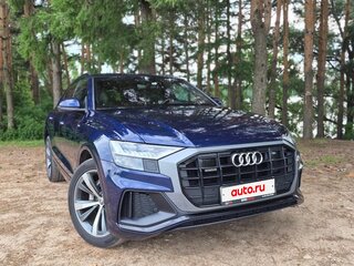 2020 Audi Q8 50 TDI I (4M), синий, 6600000 рублей, вид 4
