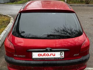 2002 Peugeot 206, красный, 250000 рублей, вид 2