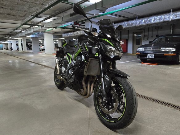 2019 Kawasaki Z 900, чёрный, 700000 рублей - вид 8
