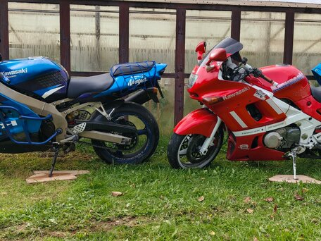 2000 Kawasaki ZX-9R Ninja, синий, 450000 рублей, вид 1