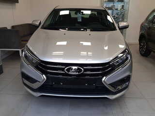 2024 Lada (ВАЗ) Vesta I Рестайлинг (NG), серебристый, 1480000 рублей, вид 3