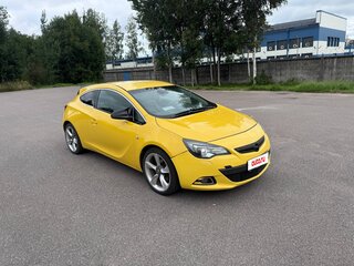 2011 Opel Astra GTC J Рестайлинг, жёлтый, 550000 рублей, вид 3