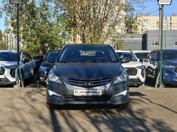 2016 Hyundai Solaris I Рестайлинг, серый, 849000 рублей - вид 2
