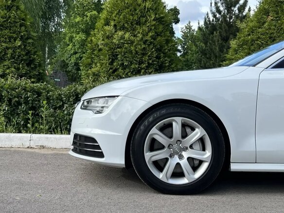 2014 Audi A7 I (4G) Рестайлинг, белый, 2340000 рублей - вид 24