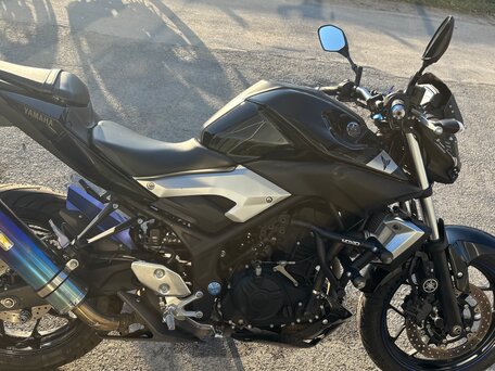 2015 Yamaha MT-03, синий, 350000 рублей, вид 4