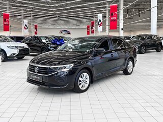 2021 Volkswagen Polo VI, чёрный, 1365000 рублей, вид 1